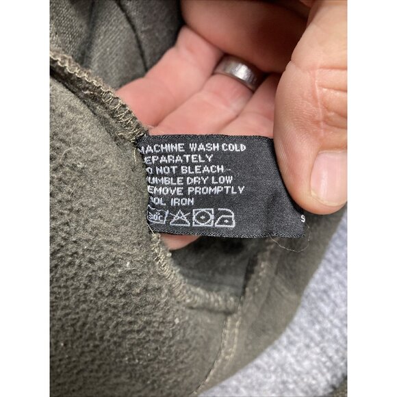 Champion Fleece Jacket Men’s Size XL Green Long Sleeve Full Zip - Picture 7 of 13